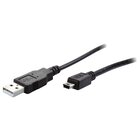 vedimedia USB A/USB Mini-B 5-pol 1,0 m, USB 2.0, nero