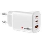 Verbatim 32353 Caricabatterie per dispositivi mobili Universale Bianco AC Ricarica rapida Interno