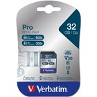 Verbatim 32GB SDHC scheda Pro Classe 10 UHS-I V30