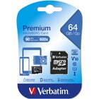Verbatim 64GB Micro SDHC Classe 10