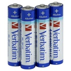 Verbatim Batterie alcaline AAA 1,5 V 4 pezzi