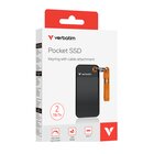 Verbatim Pocket SSD 2 TB USB tipo-C 3.2 Gen 2 (3.1 Gen 2) Nero, Arancione
