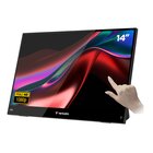Verbatim Portable 14" FHD Touch Monitor LIGHT Monitor portatile Nero 35,6 cm (14") LCD 1920 x 1080 Pixel