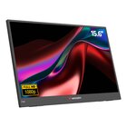 Verbatim Portable 15.6" FHD Monitor LIGHT Monitor portatile Nero 39,6 cm (15.6") LCD 1920 x 1080 Pixel