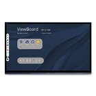 ViewSonic IFP6562 visualizzatore di messaggi Pannello piatto interattivo 165,1 cm (65") LED Wi-Fi 350 cd/m² 4K Ultra HD Nero Touch screen Processore integrato Android 8.0