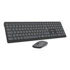 Vultech KM-851W tastiera Mouse incluso Ufficio Wireless a RF + USB QWERTY Italiano Nero