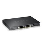 ZyXEL GS2220-28HP-EU0101F switch di rete Gestito L2 Gigabit Ethernet (10/100/1000) Supporto Power over Ethernet (PoE) Nero