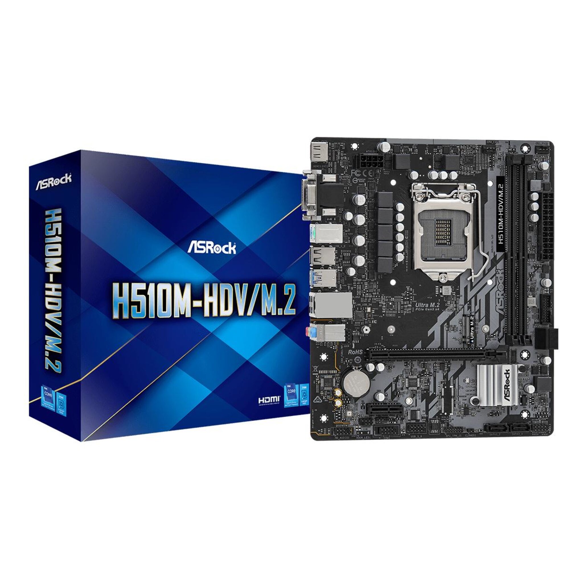 Asrock h510m hvs какие процессоры поддерживает