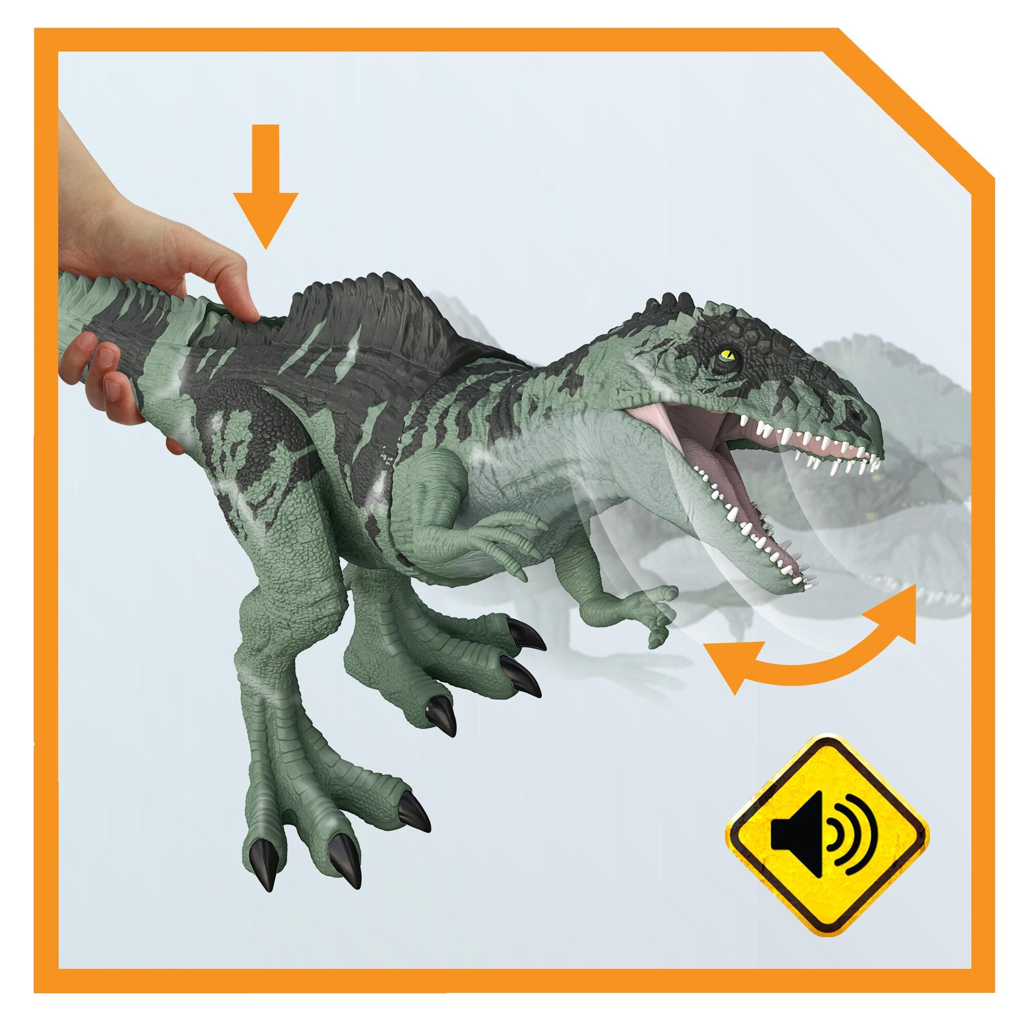Jurassic World Speed Dino Super Colossale Hfr09 MATTEL - HFR09
