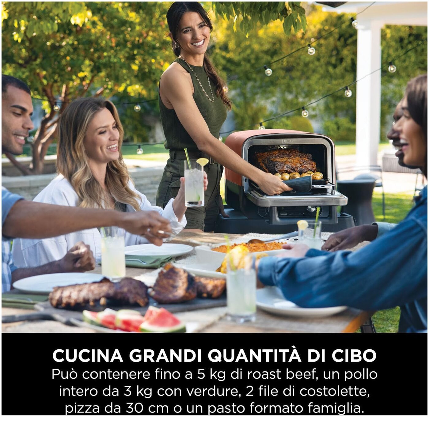 Copertura Impermeabile Per Griglia Ninja Woodfire OG701, Resistente Alle Intemperie, 31,8 Cm