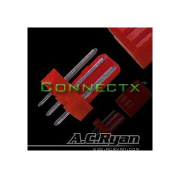 Connectx™ 3pin fan connector male - uvred 100x cavo di collegamento 3pin fan male rosso