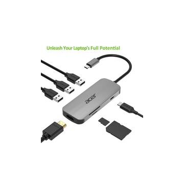 Acer HP.DSCAB.008 Cablato USB 3.2 Gen 2 (3.1 Gen 2) Type-C Argento