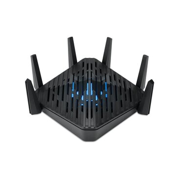 Acer Predator Connect W6 Wi-Fi 6 Router router wireless Gigabit Ethernet Tri-band (2,4 GHz/5 GHz/6 GHz) Nero
