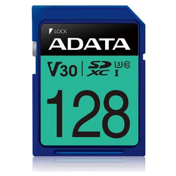 Adata 128GB Premier Pro SDXC UHS-I U3 Classe 10 V30