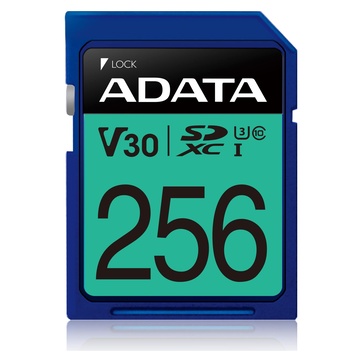 Adata 256GB Premier Pro SDXC UHS-I U3 Classe 10 V30