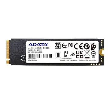 Adata LEGEND 840 M.2 512 GB PCI Express 4.0 3D NAND NVMe