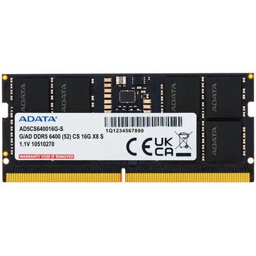 Ram cso-dimm 16gb ddr5 6400mhz 1.1v