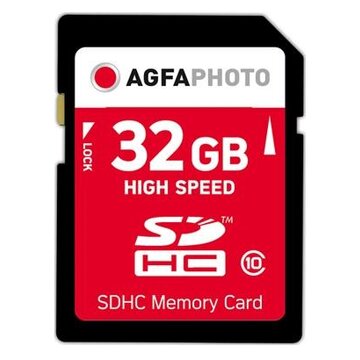 AgfaPhoto SDHC scheda 32GB Class 10 / UHS I