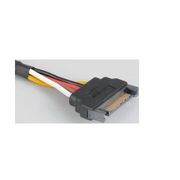 Akasa Sata Power Cable Extension Nero 0,3 m