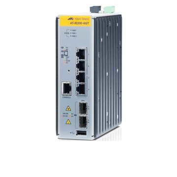 At-ie200-6gt gestita l2 gigabit 4porte nero