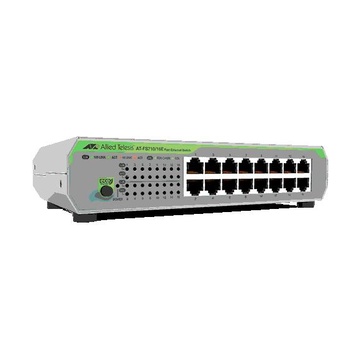 Allied Telesis FS710/16E Non gestito Fast Ethernet 1U Verde, Grigio