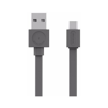 Allocacoc Cavo USB A Micro-USB Grigio