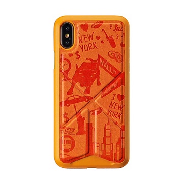 AMOBII Cover per iPhone X e XS I Love New York