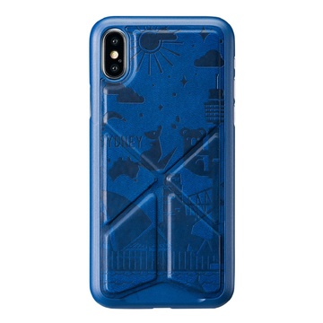 AMOBII Cover per iPhone X e XS SYDNEY Blu