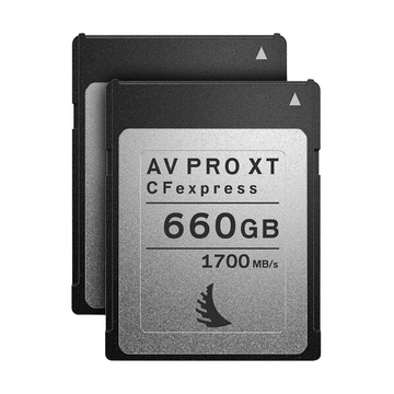 Angelbird AV Pro CFexpress XT 1.32TB Match Pack per Canon EOS C300 Mark III e C500 Mark II (2 x 660 GB)