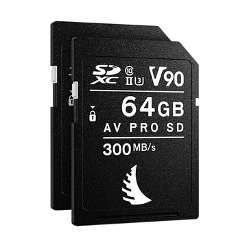 Angelbird SDXC 128GB AV Pro MK2 UHS-II V90 U3 Classe 10 Match Pack per Panasonic Lumix S1H (2 x 64 GB)