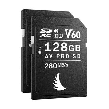 Angelbird SDXC 256GB AV Pro MK2 UHS-II V60 U3 Classe 10 Match Pack per Nikon Z5 (2 x 128 GB)