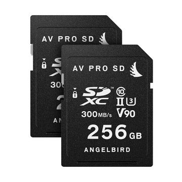 Angelbird SDXC 256GB AV Pro MK2 UHS-II V90 U3 Classe 10 Match Pack per Panasonic GH5 e GH5S (2 x 256 GB)