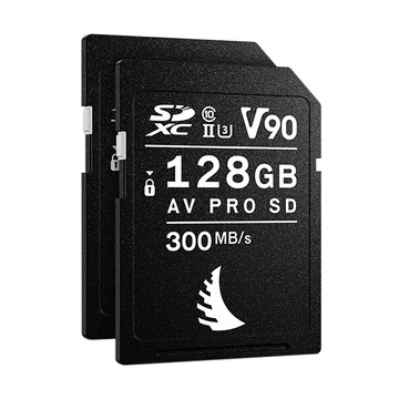 Angelbird SDXC 256GB AV Pro MK2 UHS-II V90 U3 Classe 10 Match Pack per Panasonic Lumix S1H (2 x 128 GB)
