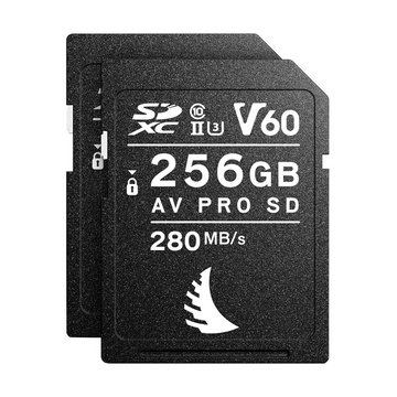 Angelbird SDXC 64GB AV Pro MK2 UHS-II V60 U3 Classe 10 Match Pack per FUJIFILM X-T3 e X-T4 (2 x 256 GB)