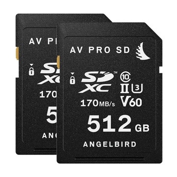 Angelbird AV PRO SD V60 Flash 512 GB SDXC Classe 10 UHS-II 2pz