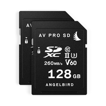 Angelbird SDXC 128GB UHS U3 Classe 10 (2 Pz)
