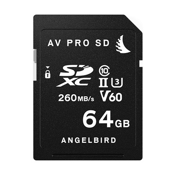 Angelbird SDXC 64GB AV Pro MK2 UHS-II V60 U3 Classe 10