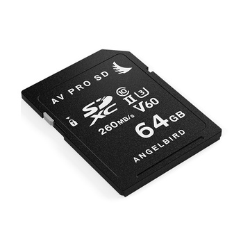 Angelbird SDXC 64GB AV Pro MK2 UHS-II V60 U3 Classe 10