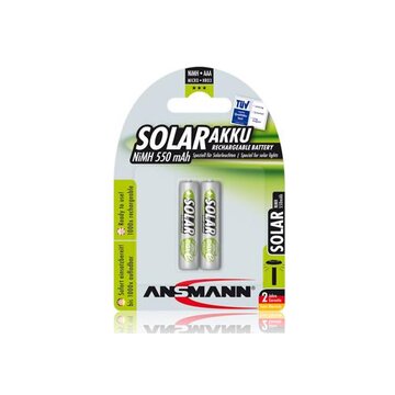 Ansmann 1x2 Batteria micro AAA maxe 800 mAh solar