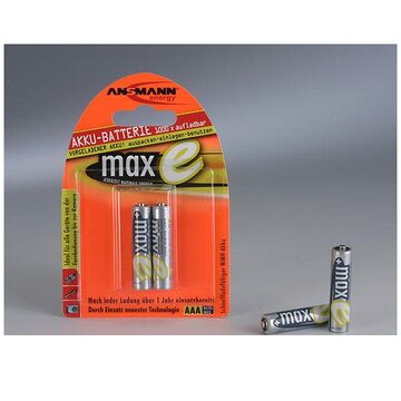 Ansmann 1x2 maxe Batteria NiMh Micro 800 mAh