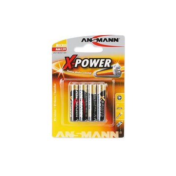 1x4 alkaline micro aaa x-power