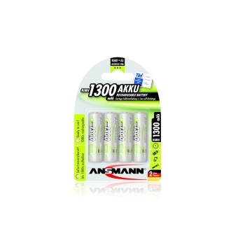 Ansmann 1x4 Ansmann maxE NiMH batteria Mignon AA 1300 mAh