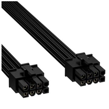 Cavo sleeve 12vhpwr 16-pin 600w pcie gen5 1000 sp 13000 st-1000 nero