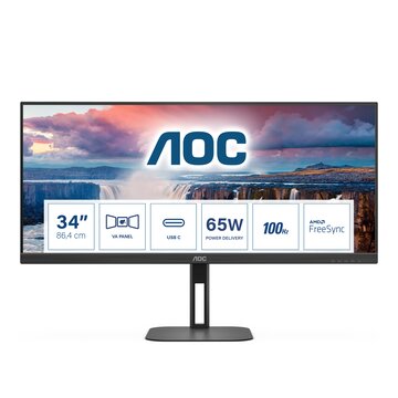 AOC V5 U34V5C/BK Monitor PC 86,4 cm (34