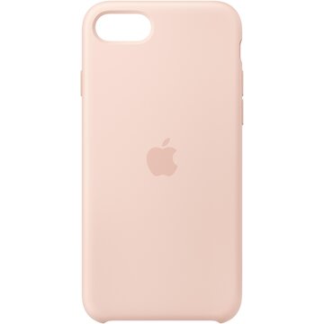 Apple Cassa in silicone per iPhone SE - Rosa gesso