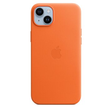 Apple Custodia iPhone 14 Plus in Pelle - Arancione