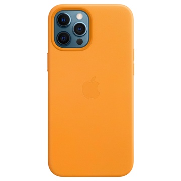 Apple Custodia MagSafe in pelle per iPhone 12 Pro Max - California Poppy