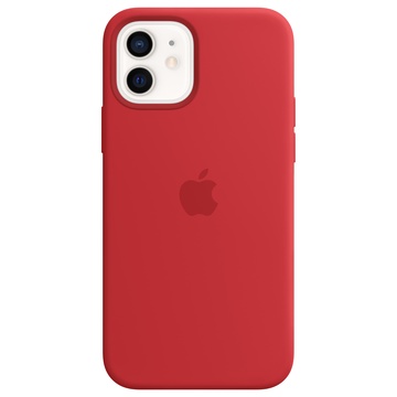 Custodia magsafe in silicone per iphone 12 - 12 pro - rosso