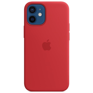 Custodia magsafe in silicone per iphone 12 mini rosso