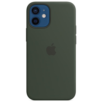 Apple Custodia MagSafe in silicone per iPhone 12 mini - Verde Cipro